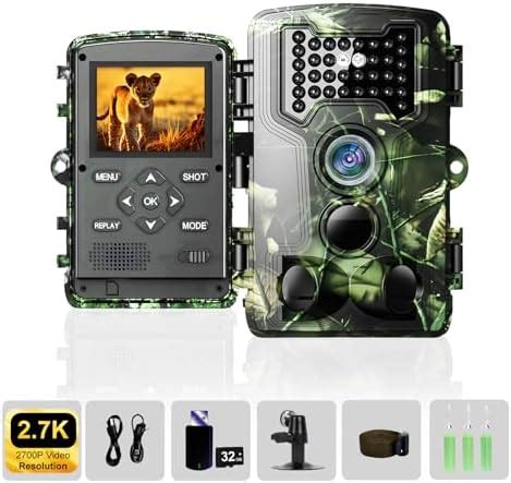 CEYOMUR Wildlife Camera 4K 40MP WiFi Bluetooth Trail Camera With 120