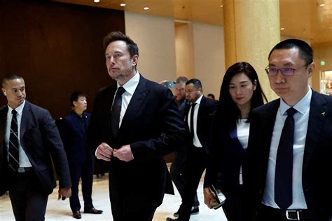 Elon Musk Met With Chinese Vice Premier Ding In Beijing Reuters