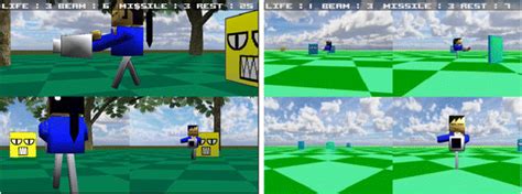 The number of split-screens shows how many enemies in Second Person ...