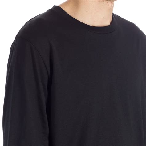 Carhartt Ls Base T Shirt Black Consortium