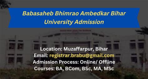 BRABU Distance Education Admission 2024? | UG | PG | Application Last Date