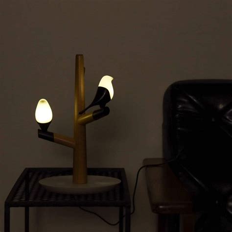 Bird's Lamp | Dimmable Table Lamp with Wireless Charger and – Articture