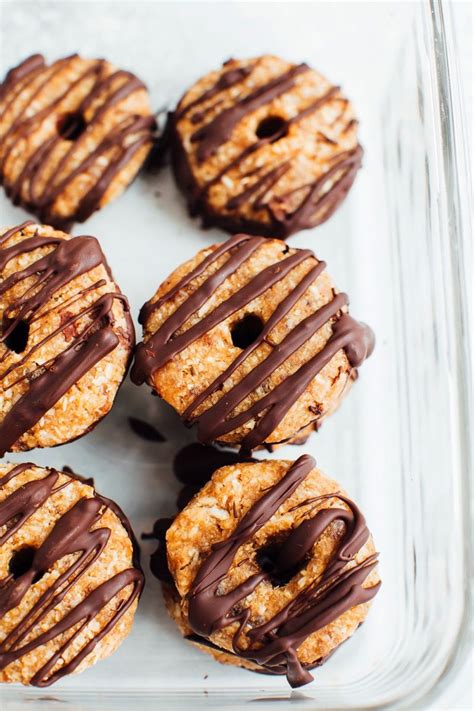 Homemade 4 Ingredient Samoas Girl Scout Cookies In A Glass Storage