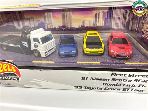Vehicles Set Hot Wheels Premium Diorama Japanese Cars Fleet Street