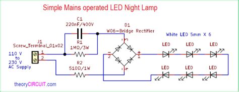 Led Circuit Diagram For 230v