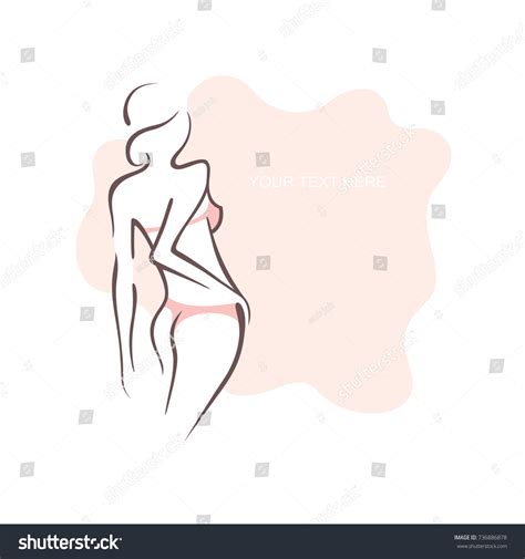 Beautiful Sexy Girl Bikini Beach Swimsuit Stock Vector Royalty Free Shutterstock