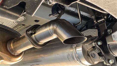 Nytop Titanium Axle Dump Exhaust Tip For 4th Gen Tacoma Youtube