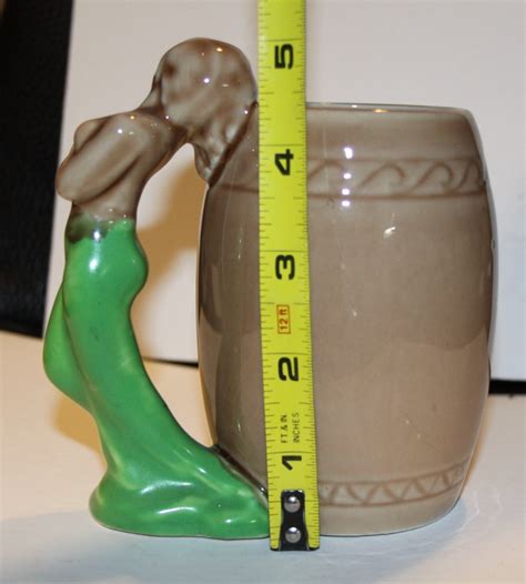 Vintage Dorothy Kindell Style Art Pottery Mug Nude Female Handle EBay