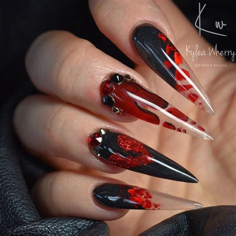 Kylea Wherry On Instagram Heartbreak Halloween Nails