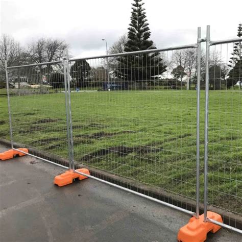 Framed Welded Metal Fence Movable Construction Temporary Fences Metal