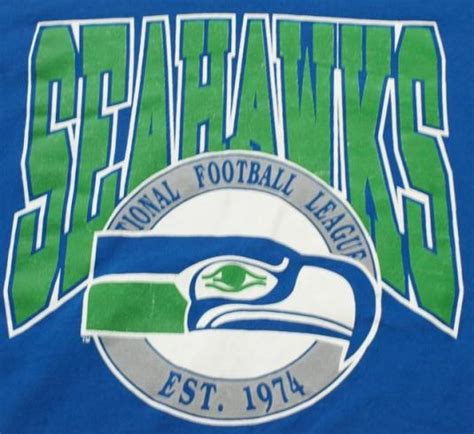 Vintage Seattle Seahawks Football Logo Shirt | Defunkd