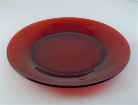 Ruby Red Dinner Plate On Ebay Soon Red Dinner Plates Plates