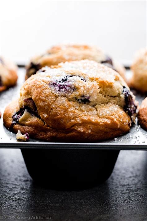 Sparkling Jumbo Blueberry Muffins - Sally's Baking Addiction