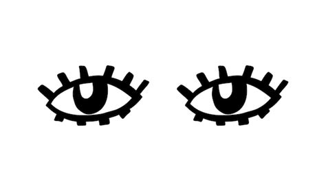 Premium Vector Crazy Eyes Doodle Open Eye Abstract Hand Drawn Fun