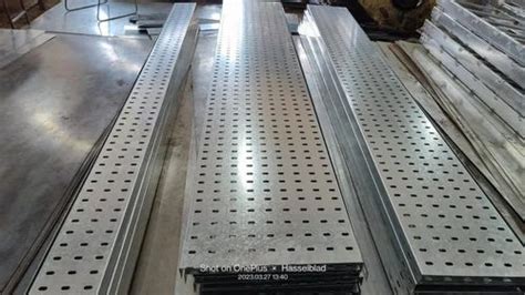 Steel U Hot Dip Galvanized Perforated Cable Trays Sheet Thickness Mm Size Mm At Rs