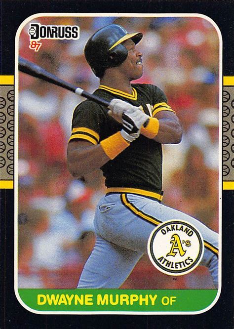 Dwayne Murphy Donruss Oakland Athletics Baseball Card Ebay