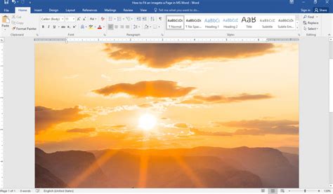 How To Fit A Picture To A Page In Word OfficeBeginner