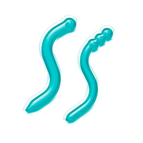 Kit 2un Massageador Pélvico Hot Flowers D Dell 14 8 e 14 5cm Sex Shop