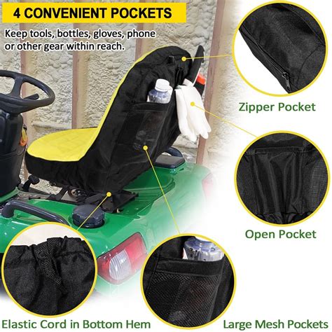 Lp92334 Seat Cover Large Fits John Deere Mower And Gator Seats Up To 18 High Ebay