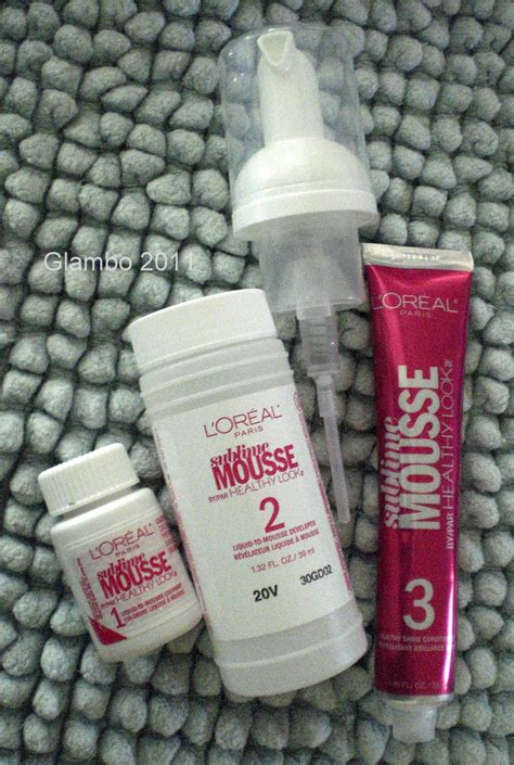GLAMBO: L'OREAL Sublime Mousse Hair Color