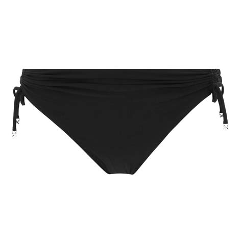 Escape Bikini Slip Alto Con Coulisse Colore Nero Art C B By