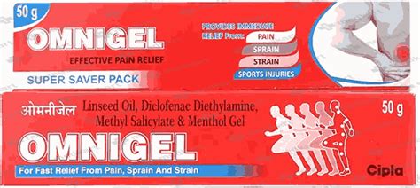 OMNIGEL GEL 50 GM, Price, Composition & Generic Alternatives - Medkart