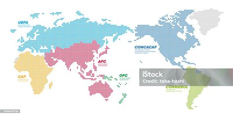 Peta Federasi Internasional Sepak Bola Asosiasi Yang Terbuat Dari