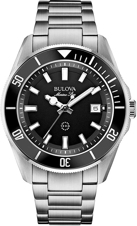 Bulova Men S Designer Watch Stainless Steel Bracelet Water Resistant