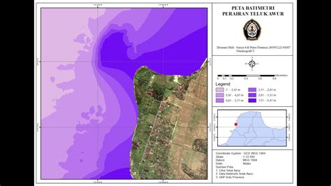 Tutorial Cara Membuat Peta Batimetri Menggunakan Arcgis Youtube