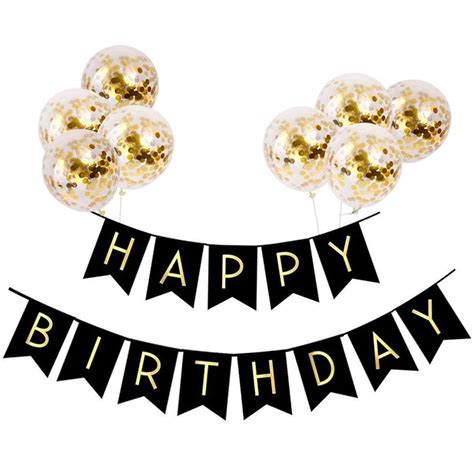 Buy Okany Rose Gold Birthday Decorations Happy Birthday Balloons For