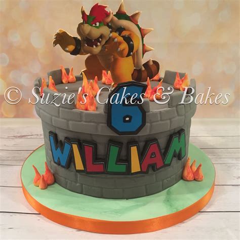 Super Mario Brothers Bowser Cake Mario Birthday Cake Mario Bros Cake