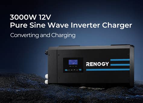 3000 Watt Inverter Charger Pure Sine Wave Display Renogy Australia