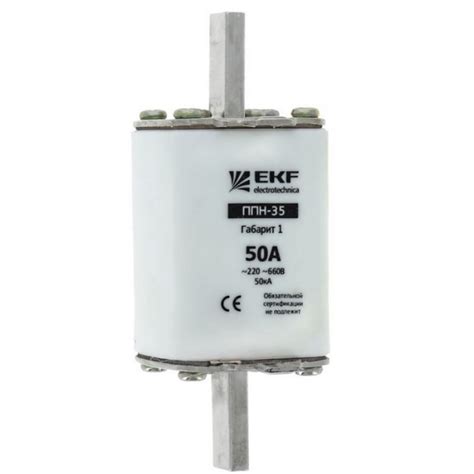 Плавкая вставка EKF ППН-35 250/50А габарит 1 PROxima fus-35/250/50 ...