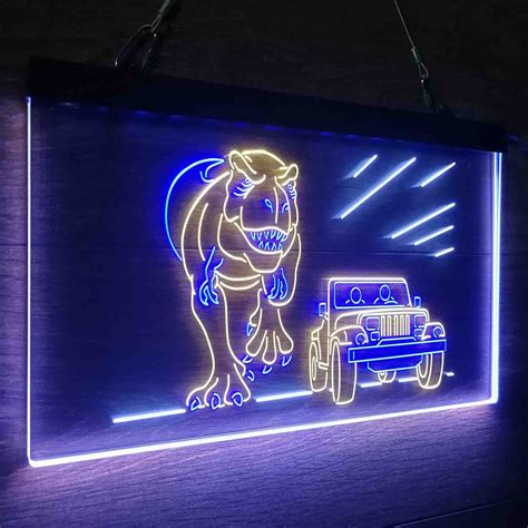 Jurassic Park Led New Sign Led Lab Cave