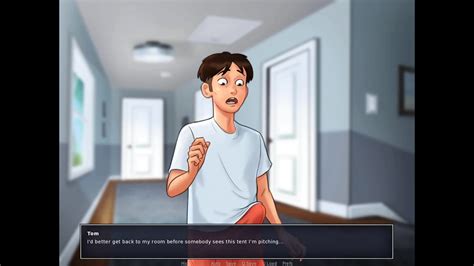 Summertime Saga Guy Watches The MILF Taking A Bath Before Going To College Ep 28