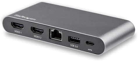 Startech Adaptador Multipuerto Usb C Para Dos Monitores Hdmi K Pd