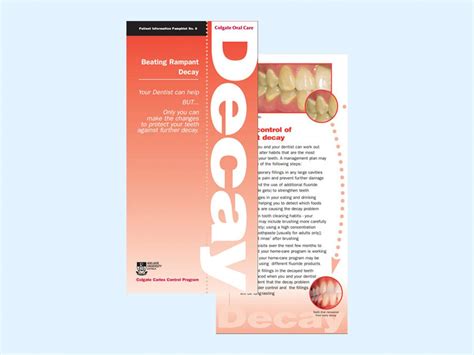 Patient Pamphlets Dental Practice Education Research Unit University Of Adelaide