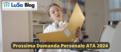 Prossima Domanda Personale ATA 2024 Lusa Form