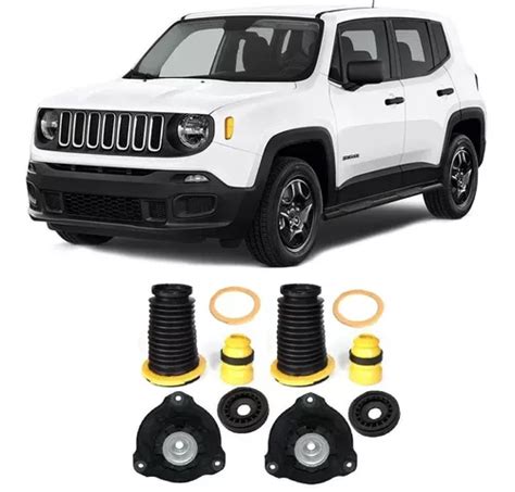 Par Kit Coxim Batente Rolamento Jeep Renegade Diant At