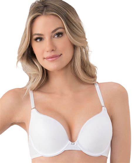 Women S Vanity Fair Ego Boost Jacquard Push Up Bra White C