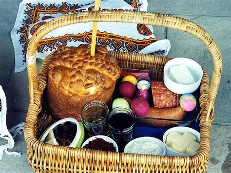 A pretty example of a traditional Pascha (Easter) basket. | Pascha ...