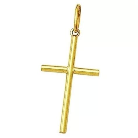 Pingente Masculino Cruz Crucifixo Em Ouro 18k Parcelamento Sem Juros