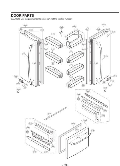 Lg French Door Refrigerator Parts Diagram | Reviewmotors.co
