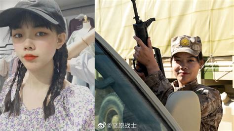 高原女兵入伍前后对比照 大陆军事 华夏经纬网