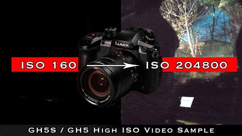 Panasonic Lumix GH5S Vs GH5 ISO Test High ISO Sample YouTube