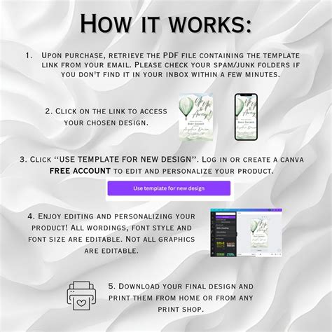 Hot Air Balloon Baby Shower Invitation Template Oh Baby Digital Invite