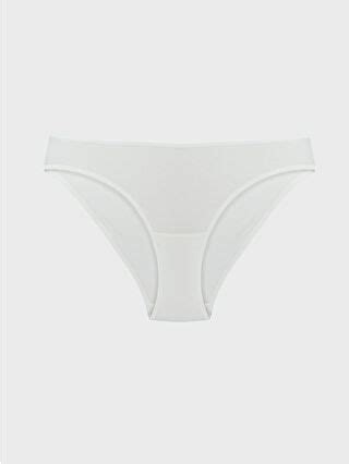 LCW Young Beyaz Düz Bikini Külot S Z FFB LCW