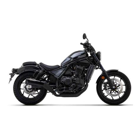 Échappement noir Honda CMX 1100 Rebel 2021 Modif Moto