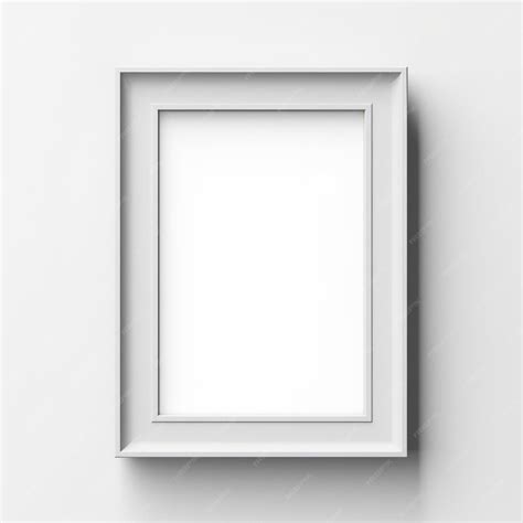 premium ai image minimalist picture frame illustration