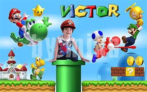 Banner Painel Temático Mario Bros Elo7 Produtos Especiais